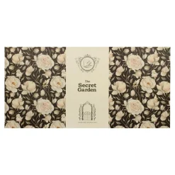 Komplet 6 filiżanek ze spodkami ROYAL ENGLISH ROSES BLACK 250 ml