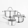 inny Komplet 3 garnków ze stali nierdzewnej REMO
