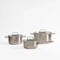 Garnki, Patelnie I Pokrywki|GERLACH Komplet 3 garnków ze stali nierdzewnej AMBIENTE