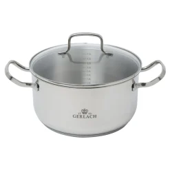 Garnki, Patelnie I Pokrywki|GERLACH Komplet 3 garnków ze stali nierdzewnej SIMPLE