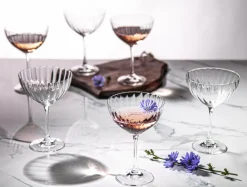 Komplet 6 kieliszków do koktajli WATERFALL 340 ml