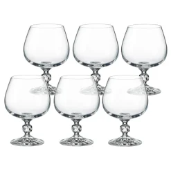 Bohemia Komplet 6 kieliszków do koniaku STERNA