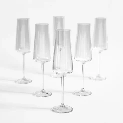 inny Komplet 6 kieliszków do szampana BOHEMIA PRESTIGE MARY 210 ml