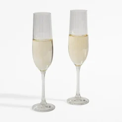 Kieliszki| Komplet 6 kieliszków do szampana WATERFALL 190 ml