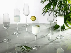 Kieliszki|Bohemia Komplet 6 kieliszków do szampana ANSER