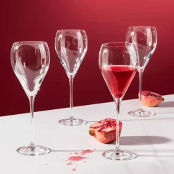 Krosno Komplet 4 kieliszków do wina PERLA 480 ml