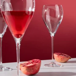 Krosno Komplet 4 kieliszków do wina PERLA 480 ml