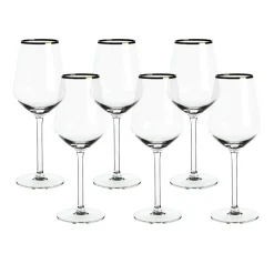 Komplet 6 kieliszków do wina RUBIN GOLD