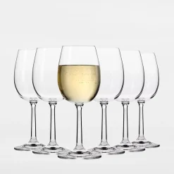 Kieliszki|Krosno Komplet 6 kieliszków do wina białego PURE 250 ml