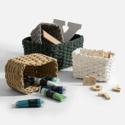 inny Komplet 3 koszy plecionych do przechowywania