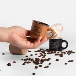 Szklanki I Kubki|inny Komplet 4 kubków ceramicznych 110 ml