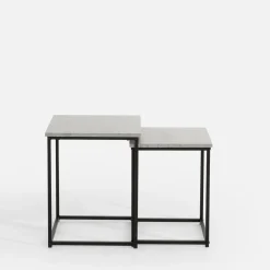 Stoliki Kawowe| Komplet 2 metalowych stolików