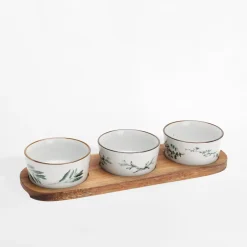 inny Komplet 3 miseczek na podstawce