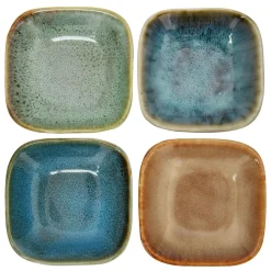 Miski, Patery I Półmiski| Komplet 4 misek ceramicznych 9x2.5 cm