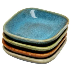 Miski, Patery I Półmiski| Komplet 4 misek ceramicznych 9x2.5 cm