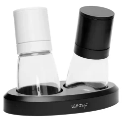 Vialli Design Komplet 2 młynków LIVIO do soli i pieprzu