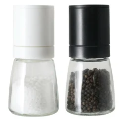 Vialli Design Komplet 2 młynków LIVIO do soli i pieprzu