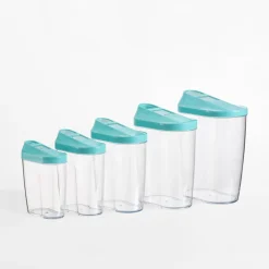 inny Komplet 5 pojemników na produkty sypkie