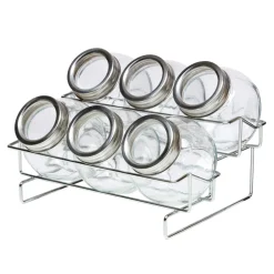 Młynki I Przyprawniki|Prima Cucina Komplet 6 pojemników na stojaku 200 ml