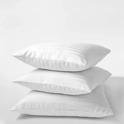 Kołdry I Poduszki|Poszewki I Poduszki Dekoracyjne|inny Komplet 2 poszewek adamaszek białe PURE 70x80 cm