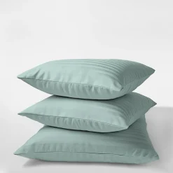inny Komplet 2 poszewek adamaszek miętowe PURE 70x80 cm
