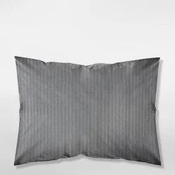 inny Komplet 2 poszewek adamaszek ciemnoszare PURE 70x80 cm