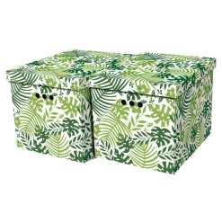 Komplet 2 pudełek do przechowywania TROPICAL XL