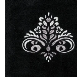 Komplet 3 ręczników czarny SUŁTAN