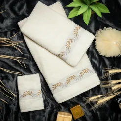 Ręczniki|Ręczniki| Komplet 3 ręczników ecru BOTANIC