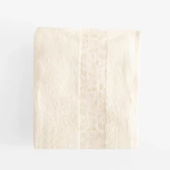 Eurofirany Komplet 2 ręczników kremowy/beżowy BLINK