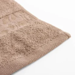 Eurofirany Komplet 2 ręczników kremowy/beżowy BLINK