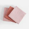 Tekstylia Kuchenne|Tekstylia Kuchenne|inny Komplet 3 ręczników kuchennych różowe 40x60 cm