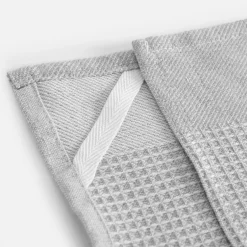 inny Komplet 2 ręczników kuchennych jasnoszare 40x60 cm