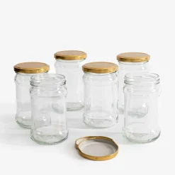 Pojemniki Na Żywność|inny Komplet 6 słoików z zakrętkami 315 ml