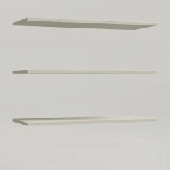 FORTE Komplet 3 szarych półek 107,8 cm