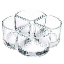 Miski, Patery I Półmiski| Komplet 4 szklanych miseczek OLAV 9 cm