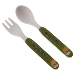 Jedzenie I Picie|Sztućce| Komplet 2 sztućców dla dzieci ŻYRAFA widelec i łyżka
