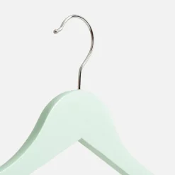 Wieszaki, Półki Tekstylne, Organizery|inny Komplet 4 wieszaków drewnianych zielone