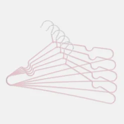 inny Komplet 5 wieszaków na ubrania różowe