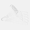 inny Komplet 5 wieszaków na ubrania białe