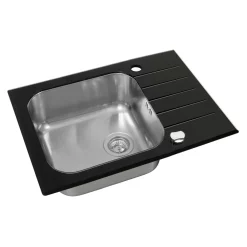 Zlewozmywaki|Alveus Komplet - zlewozmywak AGAT 30 z baterią YONA GLOSSY