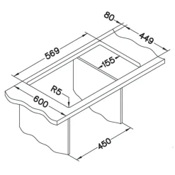 Zlewozmywaki|Alveus Komplet – zlewozmywak CANTO 30 z baterią GALLA i matą ALLROUND czarny