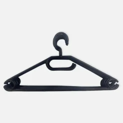 Wieszaki, Półki Tekstylne, Organizery|inny Komplet czarnych wieszaków obrotowych 10 szt.