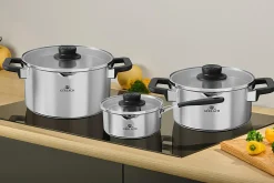 GERLACH Komplet garnków ze stali nierdzewnej PURE 10 el.