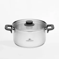 GERLACH Komplet garnków ze stali nierdzewnej PURE 10 el.