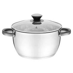 Garnki, Patelnie I Pokrywki| Komplet garnków ze stali nierdzewnej DAILY 8 elementów