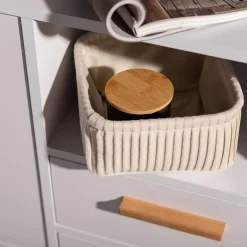 Pudełka I Pojemniki Do Przechowywania|Koszyki Dekoracyjne|inny Komplet koszy do przechowywania beż, 3 sztuki