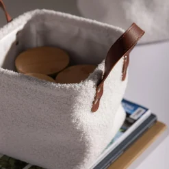 Pudełka I Pojemniki Do Przechowywania|Koszyki Dekoracyjne|inny Komplet koszy do przechowywania białe, 3 sztuki