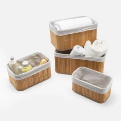 Pudełka I Pojemniki Do Przechowywania|Koszyki Dekoracyjne|inny Komplet koszy do przechowywania, 4 sztuki