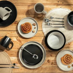 Serwisy Kawowe|Serwisy Obiadowe|inny Komplet obiadowo-kawowy szary MATTEO, 16 elementów